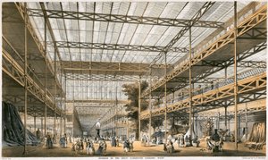 Große Ausstellung, Kristallpalast, Hyde Park, London, 1851 von Durond