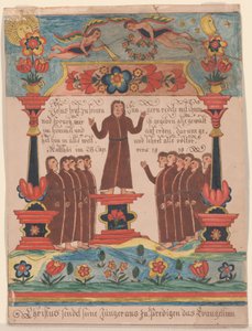 Jesus ging zu seinen Jüngern, ca. 1810-20 von Durs Sr. and Rudy, Durs Jr. Rudy