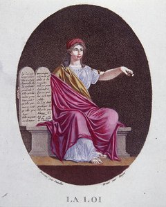 Allegorie des Gesetzes, ca. 1792