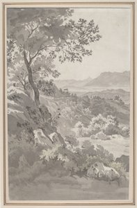 Tal in der italienischen Campagna von Dutch 19th Century