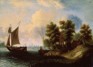 Eine Meereslandschaft, 17. Jahrhundert von Dutch Master