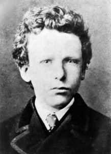 Vincent Van Gogh, etwa 13 Jahre alt (s/w Foto)