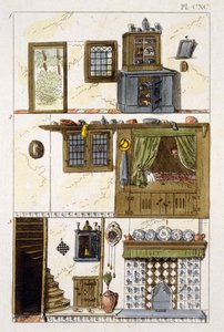 Illustration aus dem Magazin der Gartenschätze von G Van Laar, 1802 von Dutch School