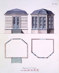 Illustration aus dem Magazin der Gartenschätze von G Van Laar, 1802 von Dutch School