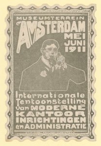 Internationale Ausstellung moderner Büroausstattung, Museumsgelände, Amsterdam, 1911 von Dutch School