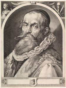 Porträt von Hendrick Goltzius, veröffentlicht 1617 von Dutch School