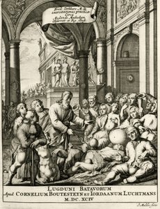 Titelseite von Exercitationes Practicae circa Medendi Methodum von Frederik Dekkers, 1694