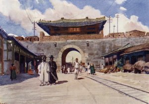 Eines der Tore von Seoul, der Hauptstadt von Korea