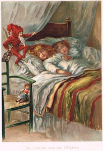 Ole-Luk-Oie in einer Ausgabe von Märchen von Hans Christian Andersen, ca. 1900 von E.S. Hardy