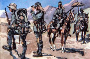 Deutsche Uniformen von 1917, Mazedonische Front