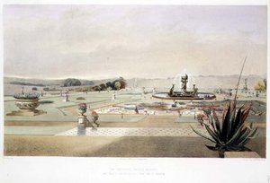 Der Parterre, Castle Howard, veröffentlicht von Thomas McLean