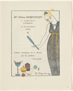 Gazette du Bon Ton, 1914 - Nr. 6, S. IX: Werbung für Helena Rubinstein von E. Ayres