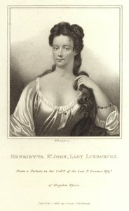 Henrietta St John Lady Luxborough von E. Bocquet