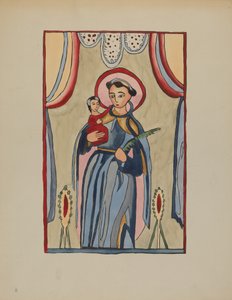 Tafel vom Altarstück von San Antonio, ca. 1936