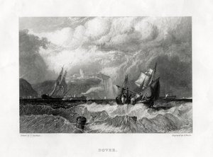Dover, Kent, 1860 von E. Finden