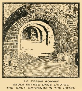 Le Forum Romain Seule Entree von E Laget
