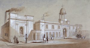 Ansicht der Grimble und Booth Brennerei in der Albany Street, St Pancras, London, ca. 1830 von E Noyce