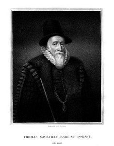 Thomas Sackville, 1. Earl of Dorset, englischer Staatsmann und Dichter, 1824