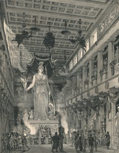 Der Tempel der Athene Parthenos, restauriert