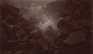 Krater des Vulkans, Quetzaltenango-Guatemala, 1875 von Eadweard Muybridge