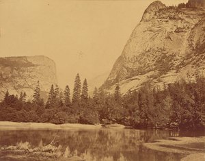 Der alte Piute. Tal des Yosemite von Eadweard J. Muybridge