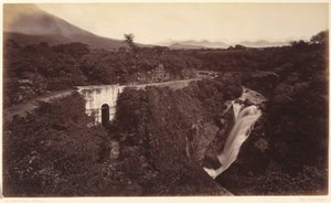 Wasserfälle des Michatoya--Palin, Guatemala von Eadweard Muybridge