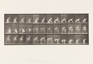 Platte 538. Doppelte Amputation der Oberschenkel; Junge; A, Vorwärtsbewegung