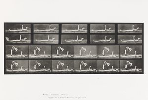 Tafel 556. Lokale Chorea; A, B, Während des Liegens von Eadweard Muybridge
