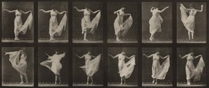 Tafel Nummer 187. Tanzen (Fantasietanz) von Eadweard Muybridge
