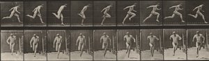 Tafel Nummer 68. Laufen von Eadweard Muybridge