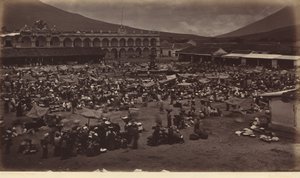 Platz und Vizekönigspalast-Antigua de Guatemala von Eadweard Muybridge
