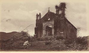 Ruinen der Kirche San Miguel, Panama von Eadweard Muybridge