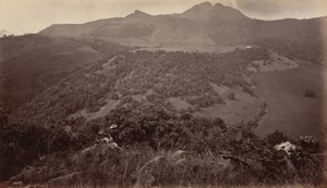 Vulkan Santa María, Quetzaltenango, Guatemala von Eadweard Muybridge