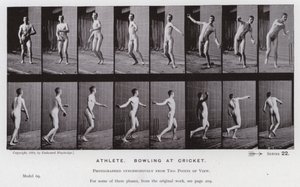 Die menschliche Figur in Bewegung: Athlet, Cricket spielend