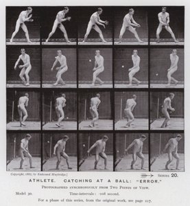 Die menschliche Figur in Bewegung: Athlet, der nach einem Ball greift, "Fehler"