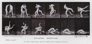 Die menschliche Figur in Bewegung: Athleten, ringend