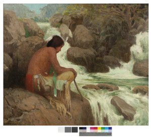 Hondo-Fälle, 1907 von Eanger Irving Couse