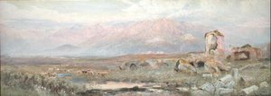 Die Campagna, nahe Rom von Ebenezer Wake Cook