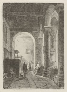 Innenraum einer Kirche von Eberhard Cornelis Rahms