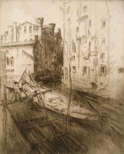 Das jüdische Ghetto in Venedig, 1906