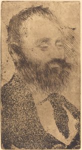 Alphonse Hirsch, 1875 von Edgar Degas