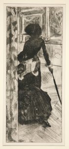 Im Louvre: Die Malerei (Mary Cassatt) von Edgar Degas
