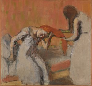 Beim Kämmen von Edgar Degas