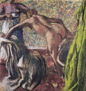 Frühstück nach dem Bad, ca. 1896 von Edgar Degas