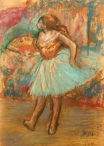 Tänzerin mit einem Fächer, ca. 1895-1900