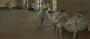 Tänzerinnen im Klassenzimmer, ca. 1880 von Edgar Degas