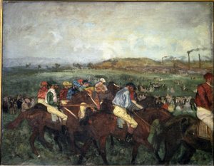 Gentlemen-Rennen. Vor der Abfahrt, 1862