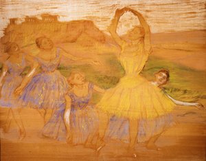 Gruppe von Tänzern, ca. 1895-1897 von Edgar Degas