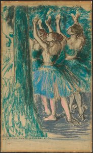 Gruppe von Tänzern, ca. 1898