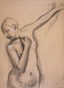 Halbakt Mädchen, ca. 1895